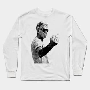 Anthony Bourdain Middle Vintage Long Sleeve T-Shirt